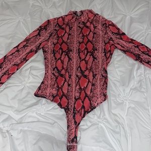 Snake skin body suit